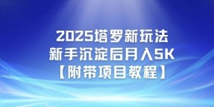 2025塔罗新玩法，新手沉淀后月入5K【附带项目教程】