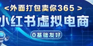 项目拆解：价值365小红书虚拟电商项目，信息差的玩法