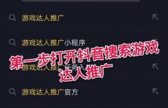 晓林生财有道81式之第9式抖音小游戏推广，躺赚300