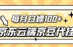 【稳定低保】京东云端京豆代挂，每月3.5-4.5k京豆