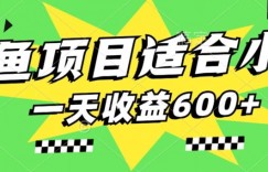 咸鱼项目适合小白，上手快，一天收益600+，一部手机就能操作（附详细资料）