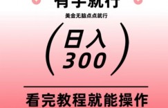 美金项目无脑点点点就能日入300+