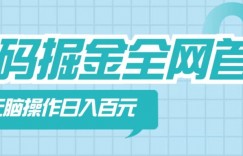 【接码掘金】全网首发，无脑操作，人人都能吃到肉