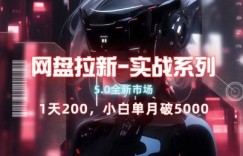 悟空网盘适配IOS，全新蓝海市场，小白闭眼进，完整单日破200+