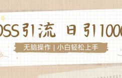 招聘平台暴力引流3.0，无脑狂打，日引流100+，小白迅速上手