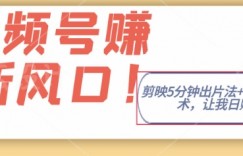 视频号挣钱新风口，剪映5分钟出片法+DeepSeek选品术，让我日出30单