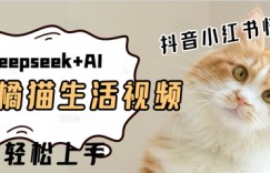 疯狂火爆，用Deepseek+AI做治愈橘猫系列视频，小白轻松制作+快速拿到结果