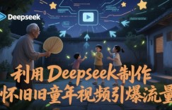 利用Deepseek制作怀旧童年视频引爆流量