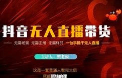 抖音无人直播带货，无需场景 无需主播 无需样品 一台手机干无人直播