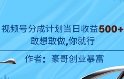 视频号新玩法老年赛道，不用拍摄，不用露脸，不违规，100%原创，当天收益5张