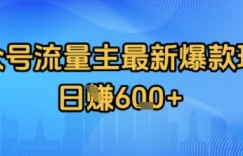 公众号流量主最新爆款玩法拆解，日入多张