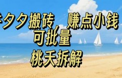 拼夕夕搬砖，非常简单，跟着步骤走，挣点小钱，可批量