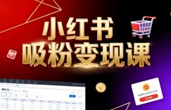 《小红书吸粉变现》当天变现不是梦！揭秘小红书吸粉变现的财富密码
