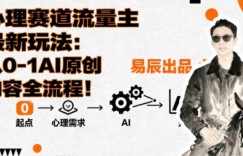 副业拆解：心理赛道流量主最新玩法，从0-1AI原创内容全流程