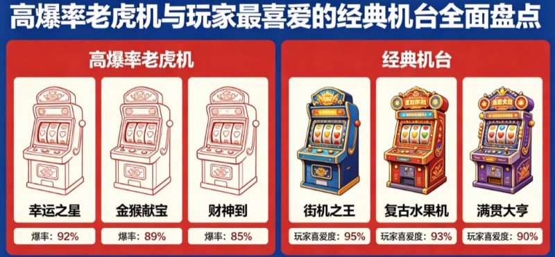 PG电子热门游戏排行榜更新：高爆率老虎机与玩家最喜爱的经典机台全面盘点