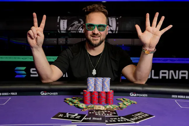 【EV扑克】2026WSOP | 10K H.O.R.S.E.赛朱跃奇获第29名，3K六人桌DannyTang第38名